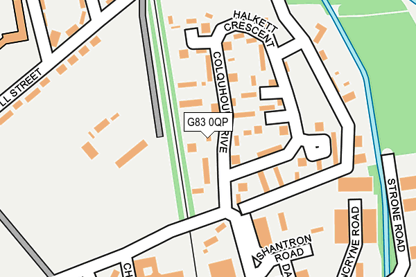 G83 0QP map - OS OpenMap – Local (Ordnance Survey) G83 0QP map - OS OpenMap – Local (Ordnance Survey)
