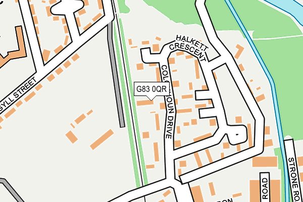 G83 0QR map - OS OpenMap – Local (Ordnance Survey) G83 0QR map - OS OpenMap – Local (Ordnance Survey)