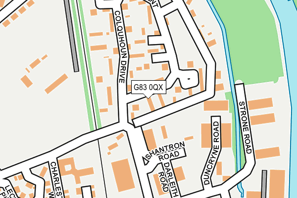G83 0QX map - OS OpenMap – Local (Ordnance Survey) G83 0QX map - OS OpenMap – Local (Ordnance Survey)