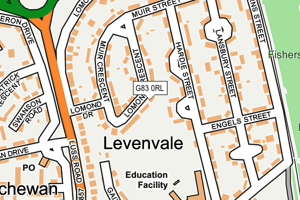 G83 0RL map - OS OpenMap – Local (Ordnance Survey) G83 0RL map - OS OpenMap – Local (Ordnance Survey)