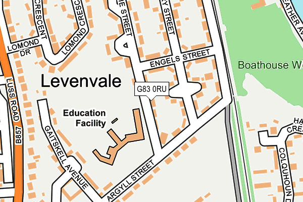 G83 0RU map - OS OpenMap – Local (Ordnance Survey)