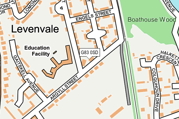 G83 0SD map - OS OpenMap – Local (Ordnance Survey) G83 0SD map - OS OpenMap – Local (Ordnance Survey)
