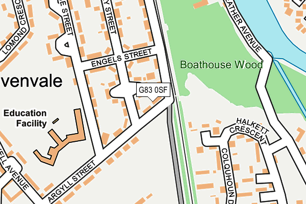 G83 0SF map - OS OpenMap – Local (Ordnance Survey) G83 0SF map - OS OpenMap – Local (Ordnance Survey)