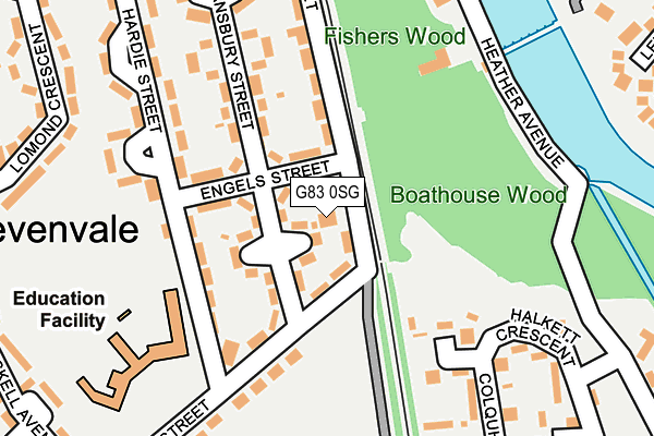 G83 0SG map - OS OpenMap – Local (Ordnance Survey) G83 0SG map - OS OpenMap – Local (Ordnance Survey)
