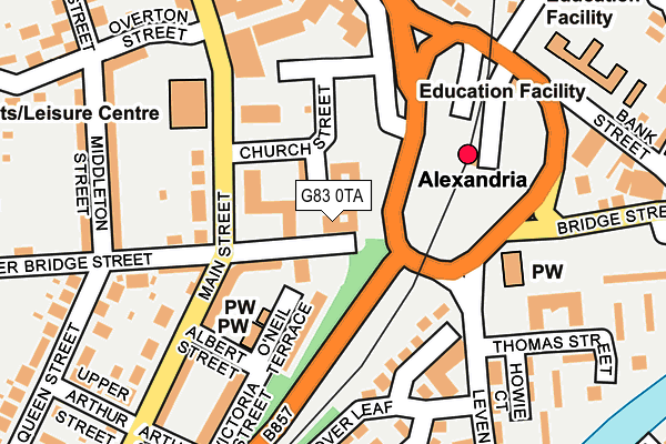 G83 0TA map - OS OpenMap – Local (Ordnance Survey) G83 0TA map - OS OpenMap – Local (Ordnance Survey)