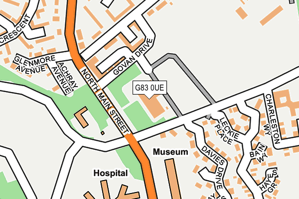 G83 0UE map - OS OpenMap – Local (Ordnance Survey) G83 0UE map - OS OpenMap – Local (Ordnance Survey)