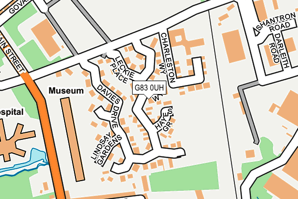 G83 0UH map - OS OpenMap – Local (Ordnance Survey)