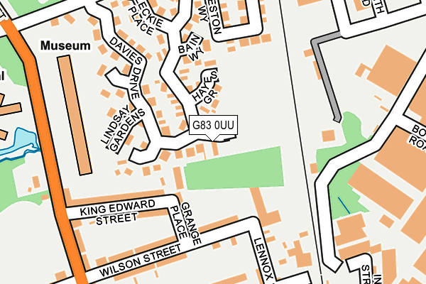 G83 0UU map - OS OpenMap – Local (Ordnance Survey)