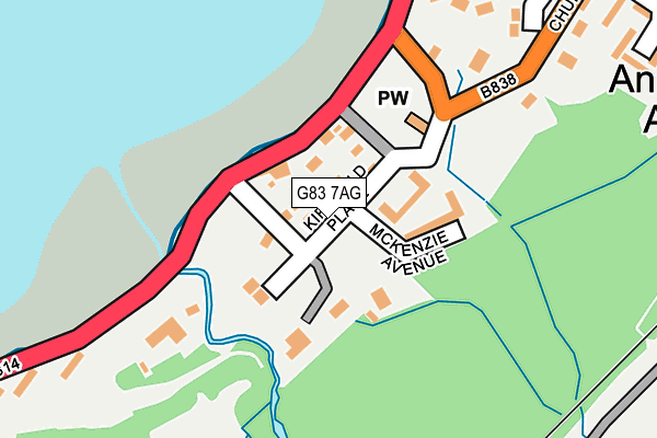 G83 7AG map - OS OpenMap – Local (Ordnance Survey) G83 7AG map - OS OpenMap – Local (Ordnance Survey)