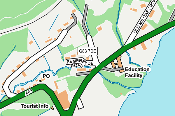 G83 7DE map - OS OpenMap – Local (Ordnance Survey) G83 7DE map - OS OpenMap – Local (Ordnance Survey)