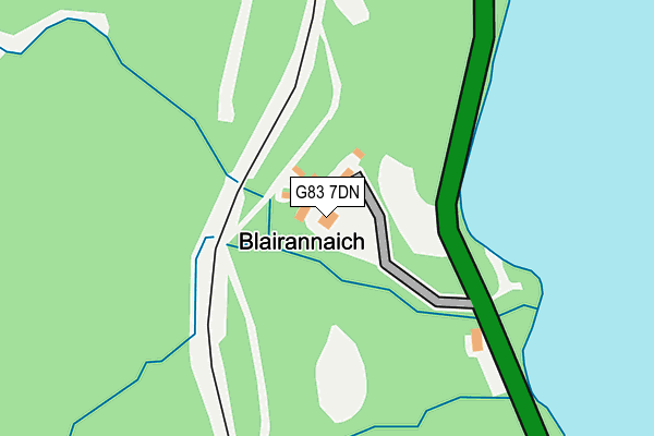 G83 7DN map - OS OpenMap – Local (Ordnance Survey) G83 7DN map - OS OpenMap – Local (Ordnance Survey)