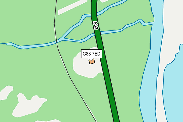 G83 7ED map - OS OpenMap – Local (Ordnance Survey)