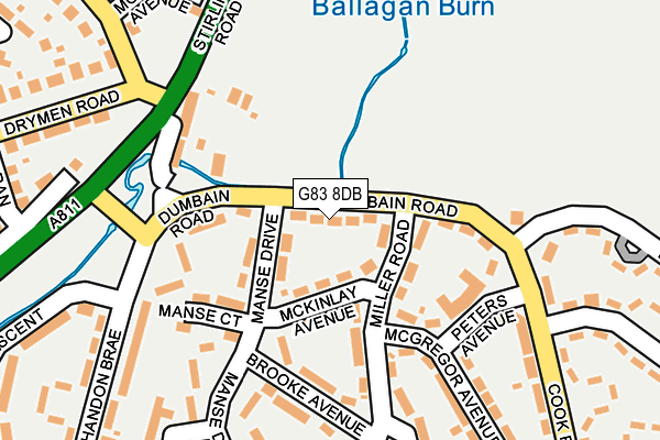 G83 8DB map - OS OpenMap – Local (Ordnance Survey) G83 8DB map - OS OpenMap – Local (Ordnance Survey)