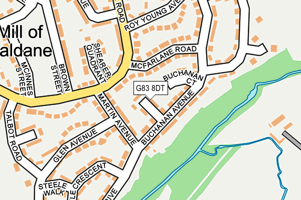 G83 8DT map - OS OpenMap – Local (Ordnance Survey) G83 8DT map - OS OpenMap – Local (Ordnance Survey)