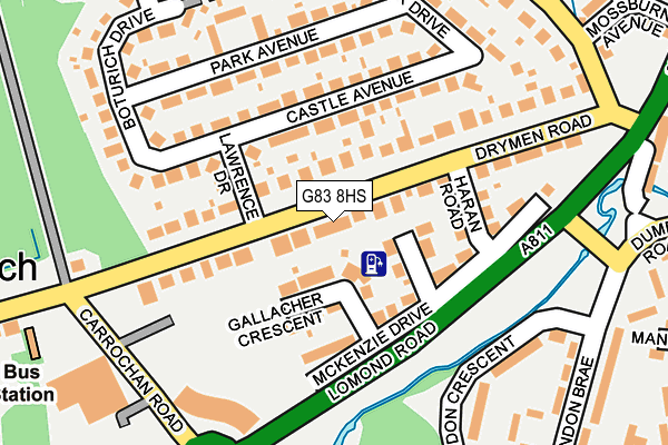 G83 8HS map - OS OpenMap – Local (Ordnance Survey) G83 8HS map - OS OpenMap – Local (Ordnance Survey)