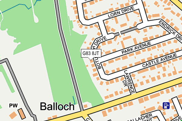 G83 8JT map - OS OpenMap – Local (Ordnance Survey) G83 8JT map - OS OpenMap – Local (Ordnance Survey)