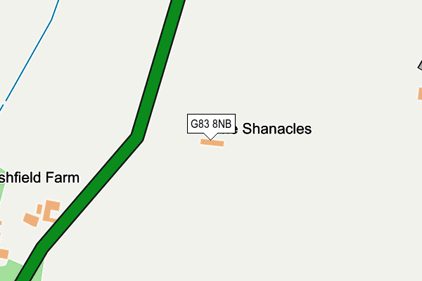 G83 8NB map - OS OpenMap – Local (Ordnance Survey) G83 8NB map - OS OpenMap – Local (Ordnance Survey)