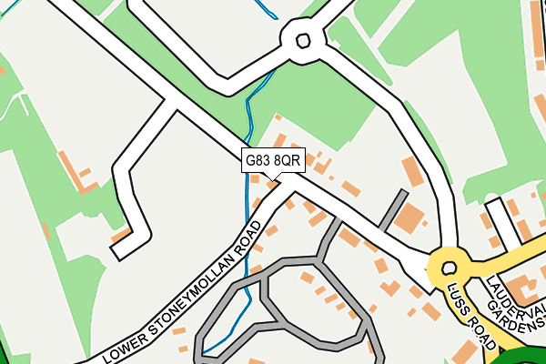 G83 8QR map - OS OpenMap – Local (Ordnance Survey) G83 8QR map - OS OpenMap – Local (Ordnance Survey)