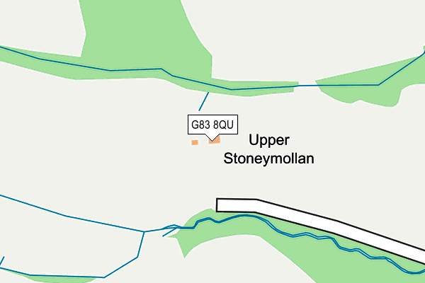 G83 8QU map - OS OpenMap – Local (Ordnance Survey)