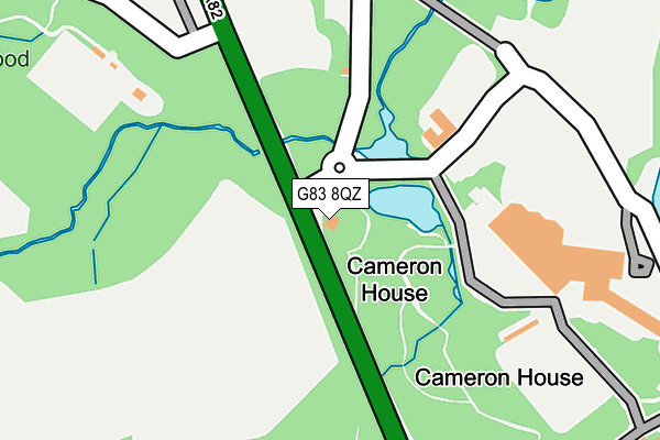 G83 8QZ map - OS OpenMap – Local (Ordnance Survey) G83 8QZ map - OS OpenMap – Local (Ordnance Survey)