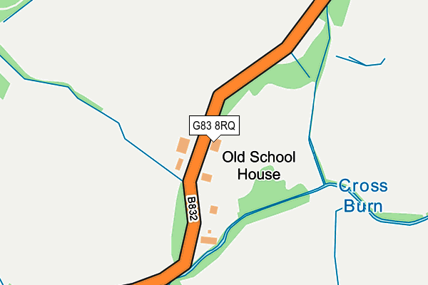 G83 8RQ map - OS OpenMap – Local (Ordnance Survey)
