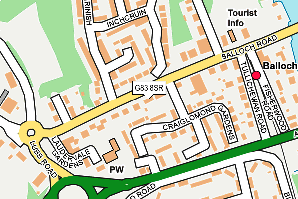 G83 8SR map - OS OpenMap – Local (Ordnance Survey) G83 8SR map - OS OpenMap – Local (Ordnance Survey)