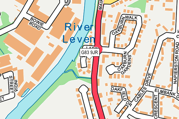 G83 9JR map - OS OpenMap – Local (Ordnance Survey) G83 9JR map - OS OpenMap – Local (Ordnance Survey)