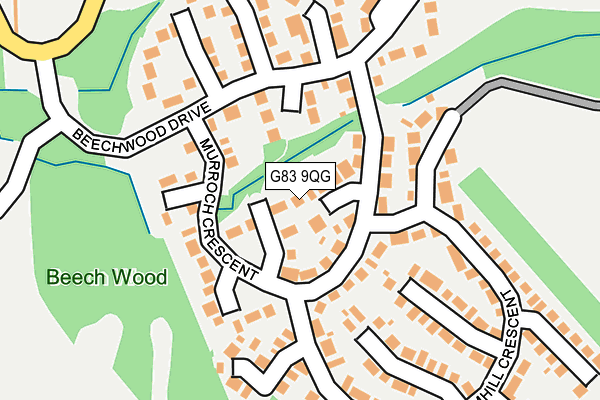 G83 9QG map - OS OpenMap – Local (Ordnance Survey)