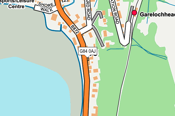 G84 0AJ map - OS OpenMap – Local (Ordnance Survey) G84 0AJ map - OS OpenMap – Local (Ordnance Survey)