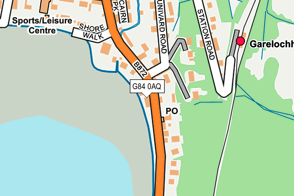 G84 0AQ map - OS OpenMap – Local (Ordnance Survey) G84 0AQ map - OS OpenMap – Local (Ordnance Survey)