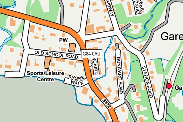 G84 0AU map - OS OpenMap – Local (Ordnance Survey) G84 0AU map - OS OpenMap – Local (Ordnance Survey)