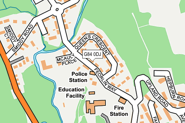 G84 0DJ map - OS OpenMap – Local (Ordnance Survey) G84 0DJ map - OS OpenMap – Local (Ordnance Survey)