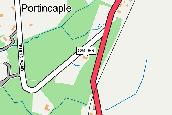 G84 0ER map - OS OpenMap – Local (Ordnance Survey) G84 0ER map - OS OpenMap – Local (Ordnance Survey)