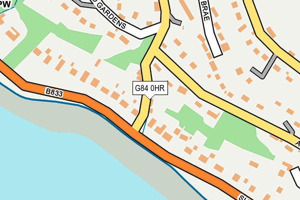 G84 0HR map - OS OpenMap – Local (Ordnance Survey) G84 0HR map - OS OpenMap – Local (Ordnance Survey)