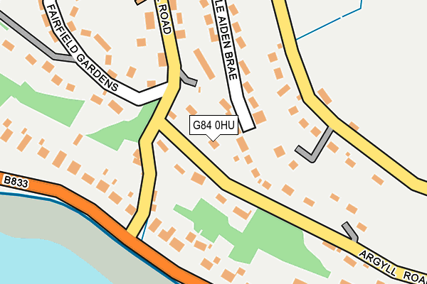G84 0HU map - OS OpenMap – Local (Ordnance Survey) G84 0HU map - OS OpenMap – Local (Ordnance Survey)