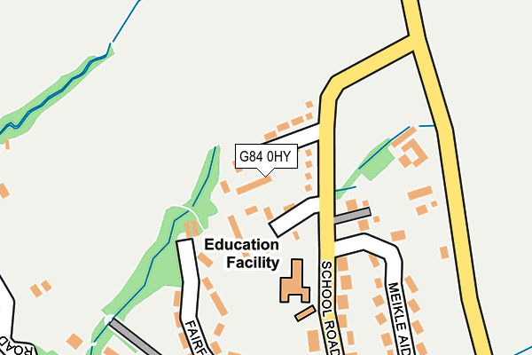 G84 0HY map - OS OpenMap – Local (Ordnance Survey) G84 0HY map - OS OpenMap – Local (Ordnance Survey)
