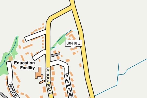 G84 0HZ map - OS OpenMap – Local (Ordnance Survey) G84 0HZ map - OS OpenMap – Local (Ordnance Survey)