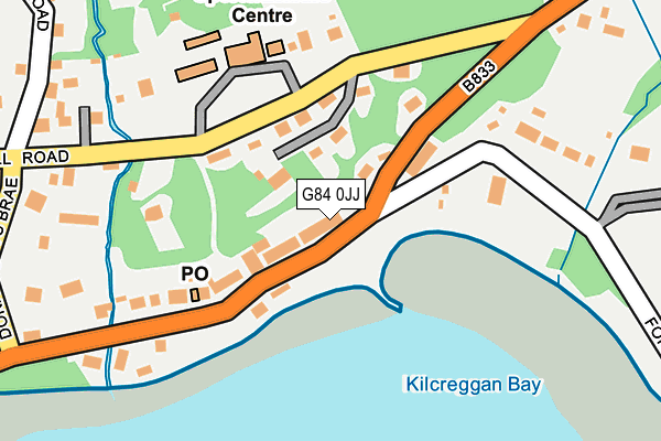 G84 0JJ map - OS OpenMap – Local (Ordnance Survey) G84 0JJ map - OS OpenMap – Local (Ordnance Survey)