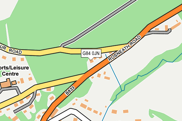 G84 0JN map - OS OpenMap – Local (Ordnance Survey) G84 0JN map - OS OpenMap – Local (Ordnance Survey)