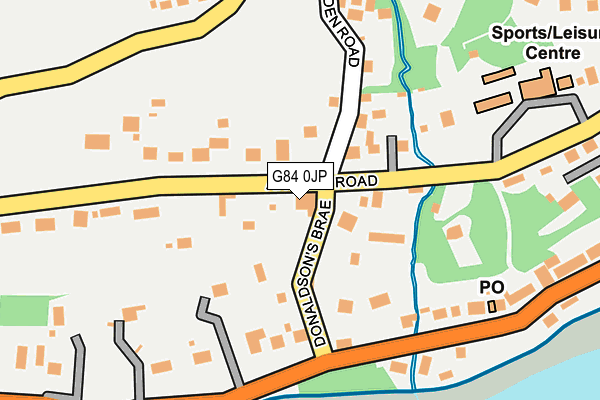 G84 0JP map - OS OpenMap – Local (Ordnance Survey) G84 0JP map - OS OpenMap – Local (Ordnance Survey)