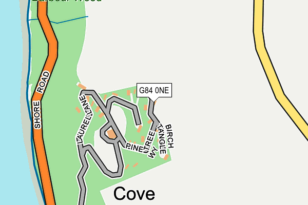 G84 0NE map - OS OpenMap – Local (Ordnance Survey) G84 0NE map - OS OpenMap – Local (Ordnance Survey)