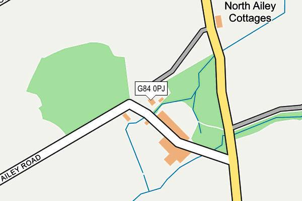G84 0PJ map - OS OpenMap – Local (Ordnance Survey) G84 0PJ map - OS OpenMap – Local (Ordnance Survey)