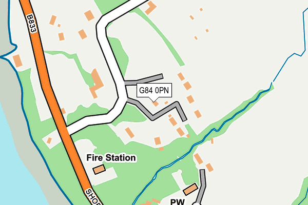 G84 0PN map - OS OpenMap – Local (Ordnance Survey) G84 0PN map - OS OpenMap – Local (Ordnance Survey)