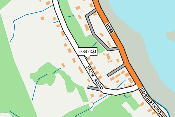 G84 0QJ map - OS OpenMap – Local (Ordnance Survey) G84 0QJ map - OS OpenMap – Local (Ordnance Survey)