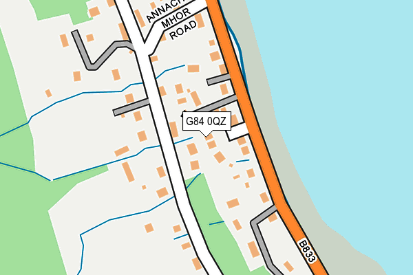 G84 0QZ map - OS OpenMap – Local (Ordnance Survey) G84 0QZ map - OS OpenMap – Local (Ordnance Survey)