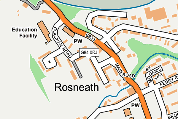 G84 0RJ map - OS OpenMap – Local (Ordnance Survey) G84 0RJ map - OS OpenMap – Local (Ordnance Survey)