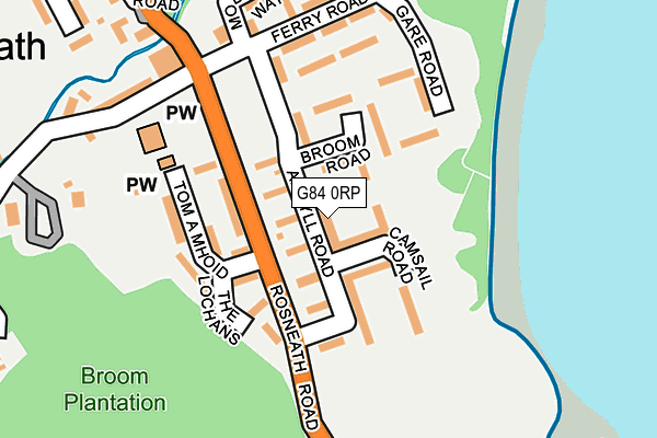 G84 0RP map - OS OpenMap – Local (Ordnance Survey) G84 0RP map - OS OpenMap – Local (Ordnance Survey)