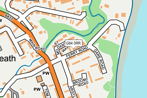 G84 0RR map - OS OpenMap – Local (Ordnance Survey) G84 0RR map - OS OpenMap – Local (Ordnance Survey)