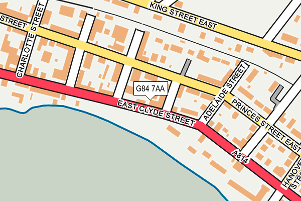 G84 7AA map - OS OpenMap – Local (Ordnance Survey) G84 7AA map - OS OpenMap – Local (Ordnance Survey)