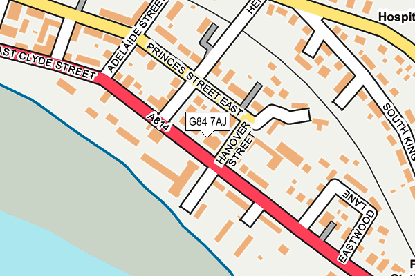 G84 7AJ map - OS OpenMap – Local (Ordnance Survey) G84 7AJ map - OS OpenMap – Local (Ordnance Survey)